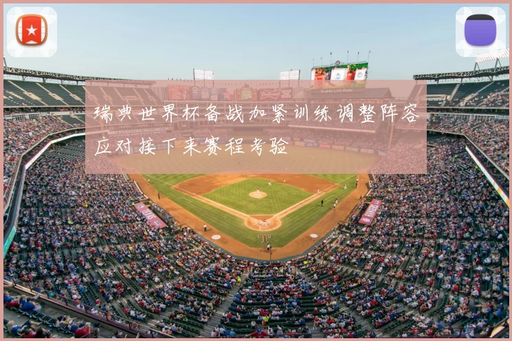 瑞典世界杯备战加紧训练调整阵容应对接下来赛程考验